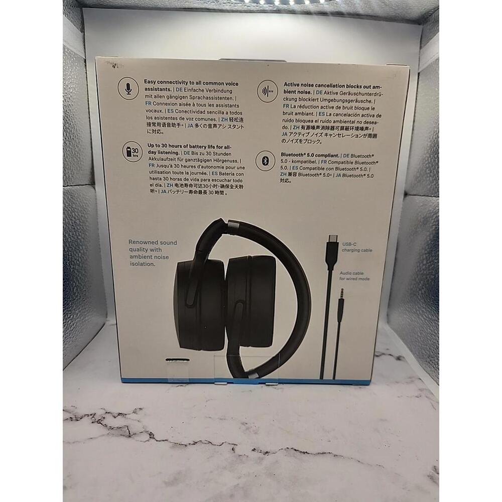 Sennheiser HD 450BT Wireless Noise Canceling Headphone - Black New In Sealed Box - Picture 2 of 6